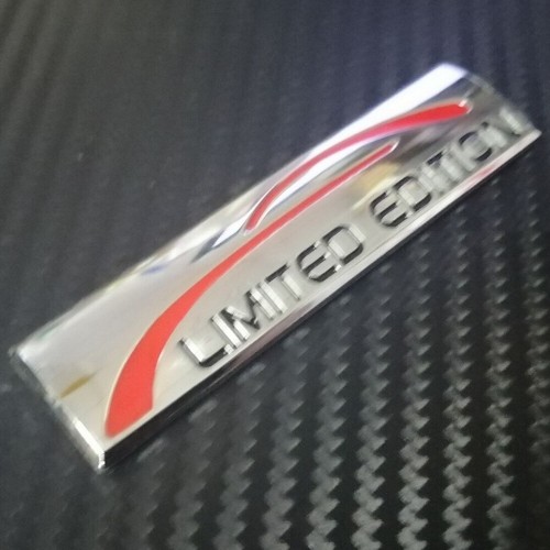 Insignia Coche Edición Limitada Metal 9cm Lado Maletero Trasero Moto Emblema Pegatina - Imagen 13 de 38