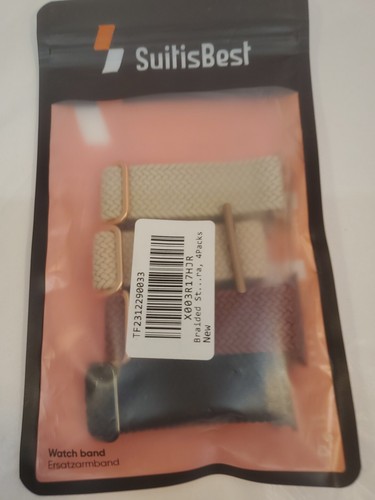 Braided Stretchy Solo Loop Compatible for Apple Watch Band 38mm 40mm 41mm... - Picture 1 of 4