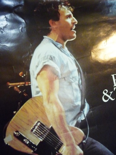 GIANT Vintage BRUCE SPRINGSTEEN LIVE U.K. Poster (1986) Rock Music - Picture 2 of 2