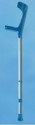 Forearm Crutches Pair Aluminium Height Adjustable Home Medical Youth Adult 120kg - Picture 5 of 22