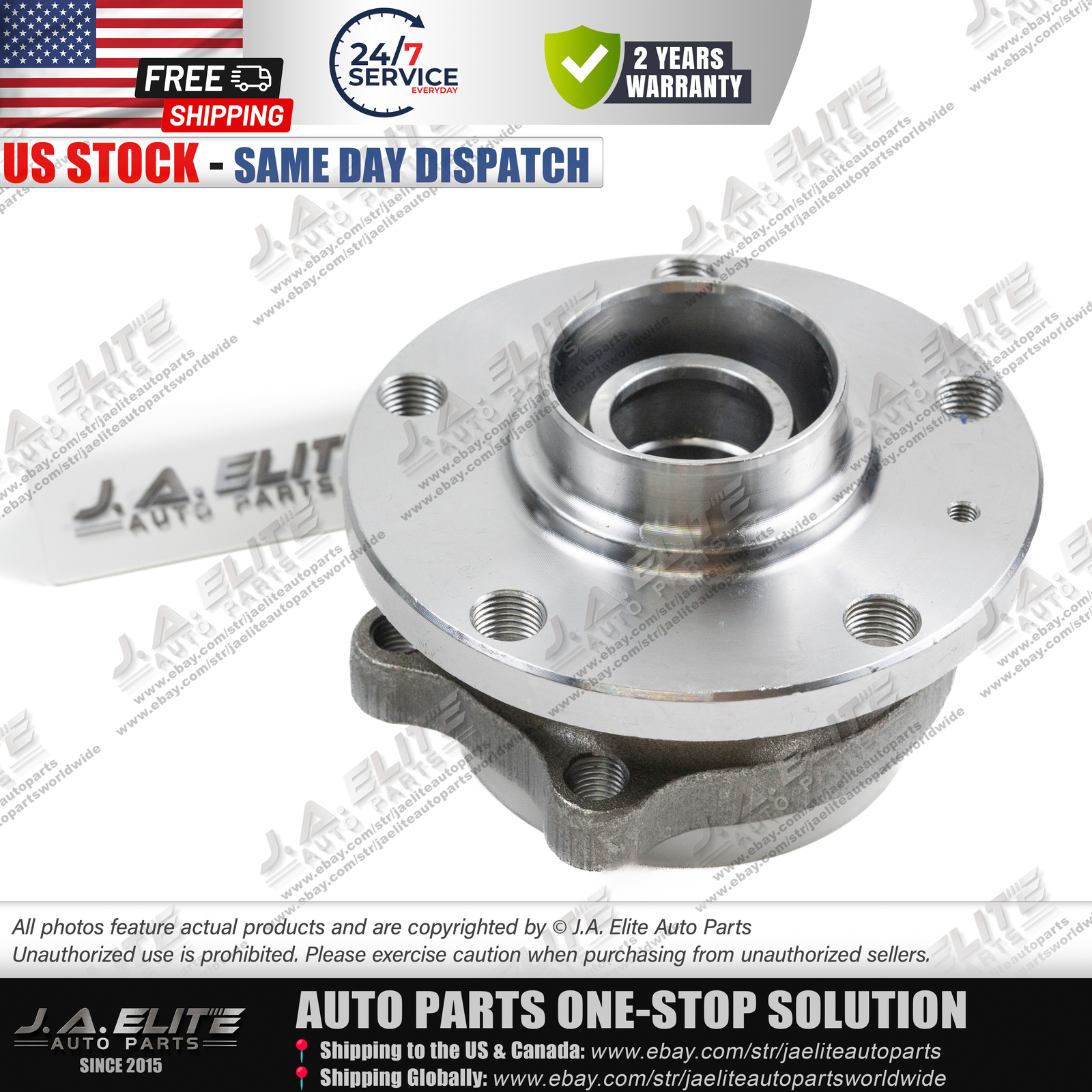 Wheel Hub With Bearing fits Bentley Continental Gt Gtc Flying Spur 3W0407613E