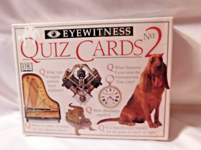 DK Publishing Eyewitness Quiz Cards No. 2 History, Nature & Science