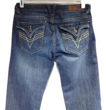VIGOSS COLLECTION Women's Fit Bootcut 28" Waist  5/6 Medium Wash Blue Jeans EUC