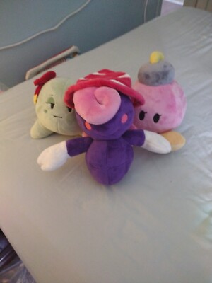 Paper Mario Custom Plushes 3 In Total,Vivian, Bombette,Lady Bow From Etsy Seller