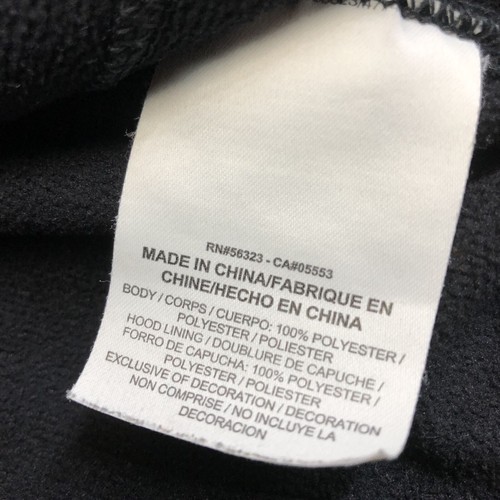 NIKE Therma-Fit Pullover Graphic Black Hooded Sweatshirt Hoodie Boy's Size M - Picture 6 of 9