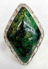HSN Jay King Sterling Silver Courtland Plume Stone Ring Size 8 — photo 1
