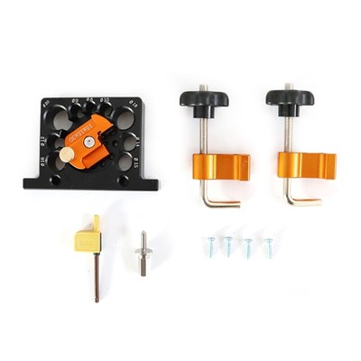 Dowel Cutter Plate Jig Kits with 9 Hole for Efficient and Accurate Crafting