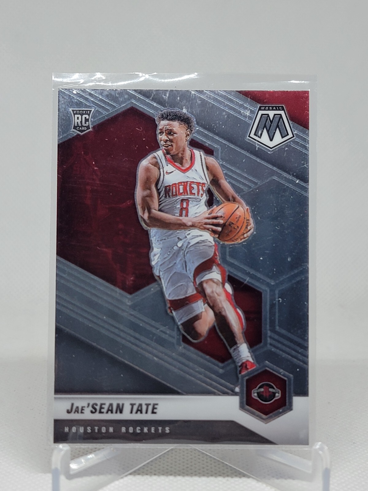2020-2021 Panini Mosaic Jae'Sean Tate RC Base #214 Houston Rockets E6B