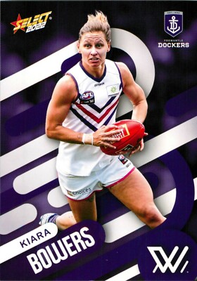 2022 FREMANTLE DOCKERS AFLW Card KIARA BOWERS Footy Stars