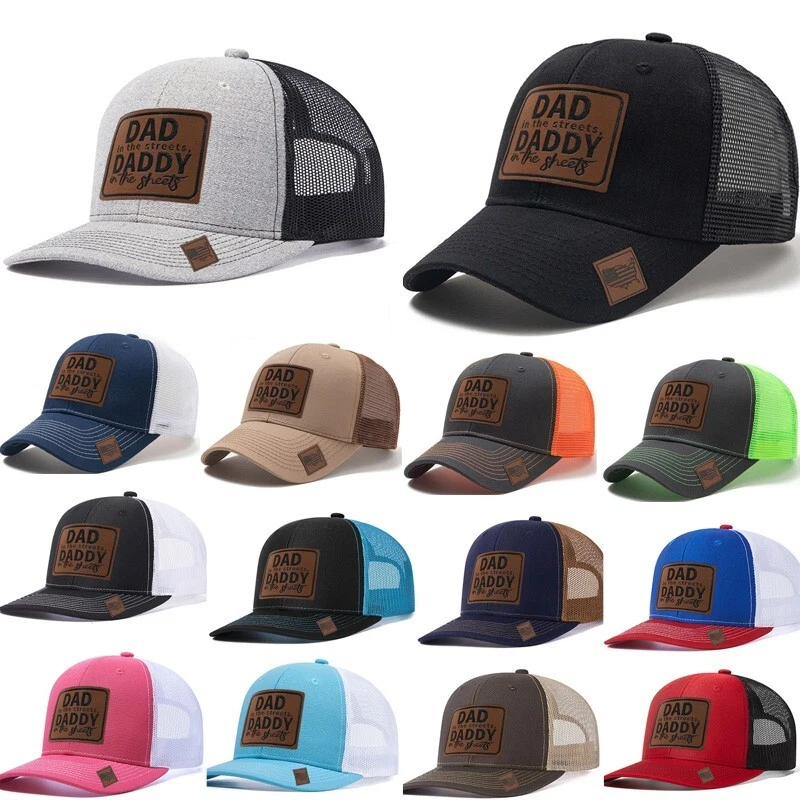 Fashion Men Women Trucker Mesh Baseball Hat Daddy Dad Hip Hop Snapback Cap