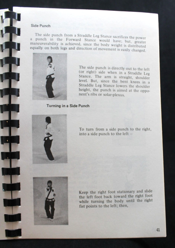 Vtg Rare 1973 The Chuck Norris Karate System 1st Ed. 4th Print Spiral Bound Book - Picture 14 of 18