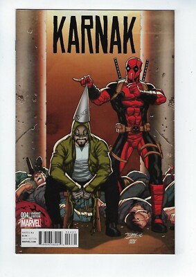 Karnak # 4 Marve Comics Ron Lim Deadpool Variant Cover July 2016 NM New