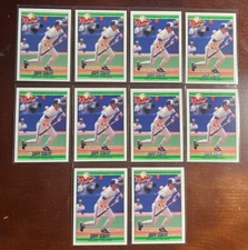 1992 Donruss The Rookies Jeff Kent GLOSSY Rookie🔥Lot Of 10🚨MINT💎Set Break🔨