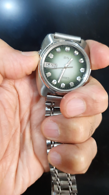CITIZEN SEVEN STAR V2 24 JEWELS KANJI DAYS AUTOMATIC JAPAN WATCH