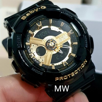 baby g ba 110 black