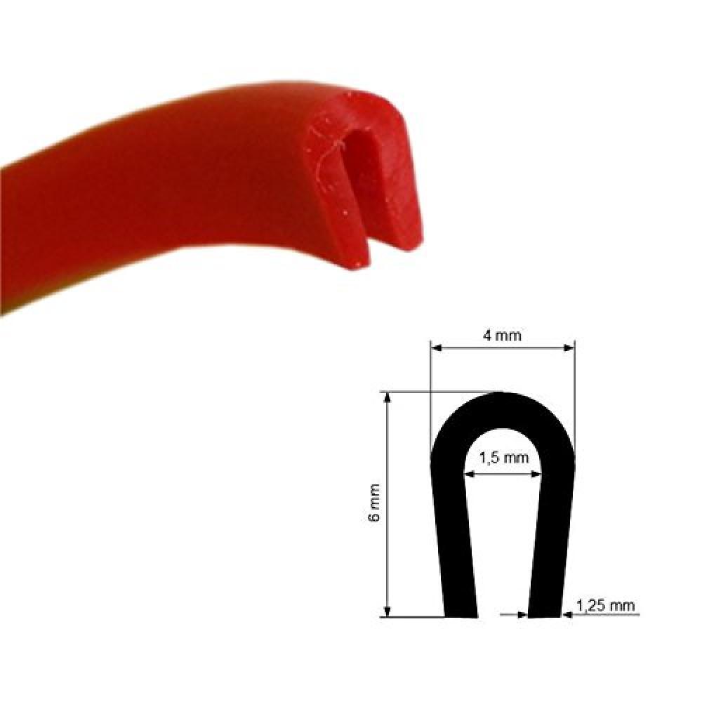 (TG. 5 m) Eutras Kantenschutz, barra di protezione per bordi KSO4004, per bordi