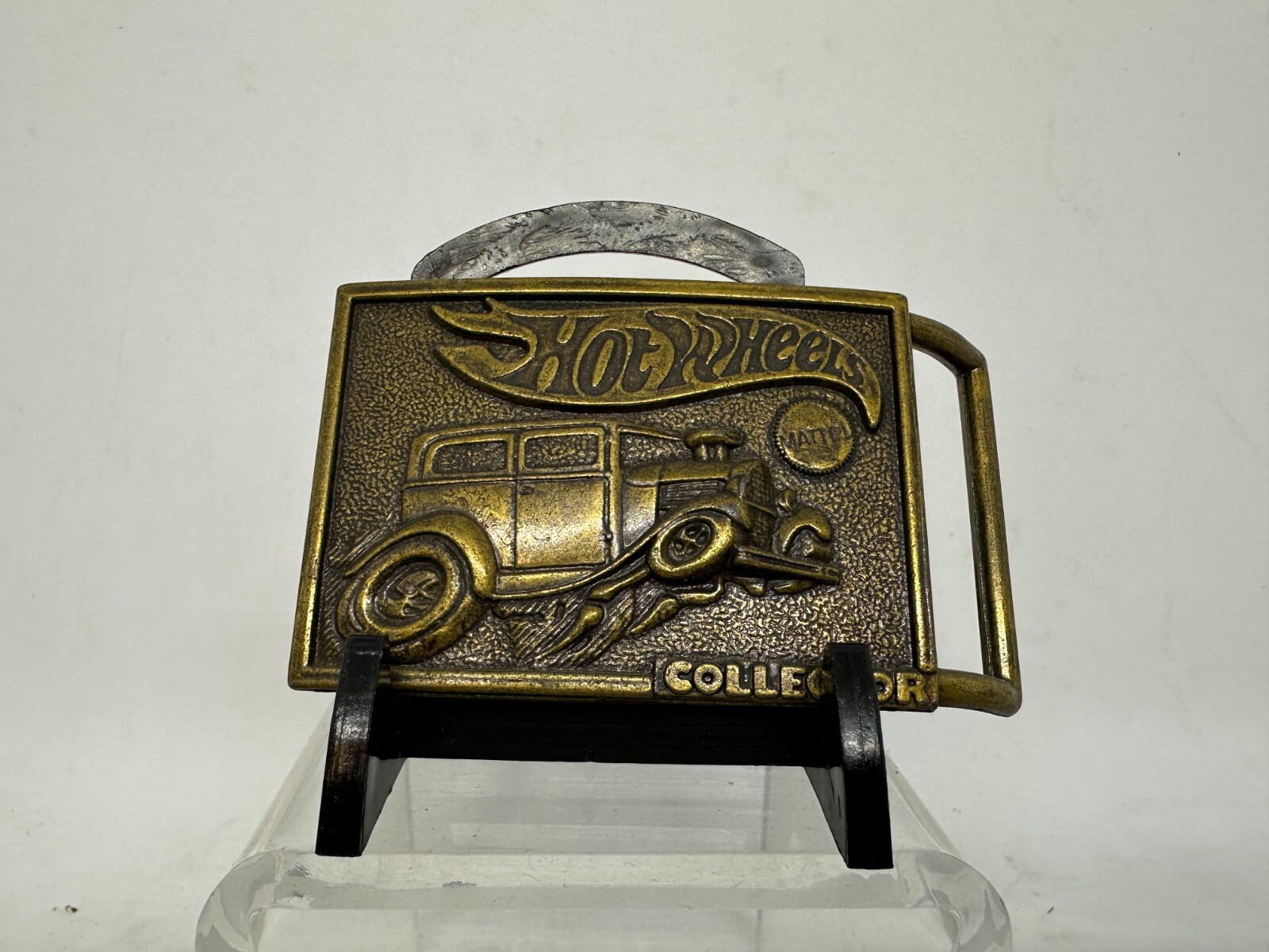 Vintage 1978 Hot Wheels Collector Belt Buckle Mint Gem