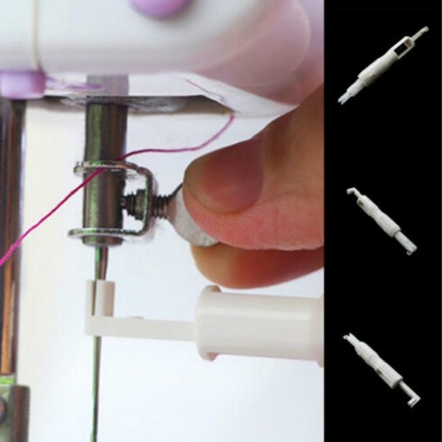 Needle Threader Insertion Tool Applicator For Sewing Machine Overlock SALE