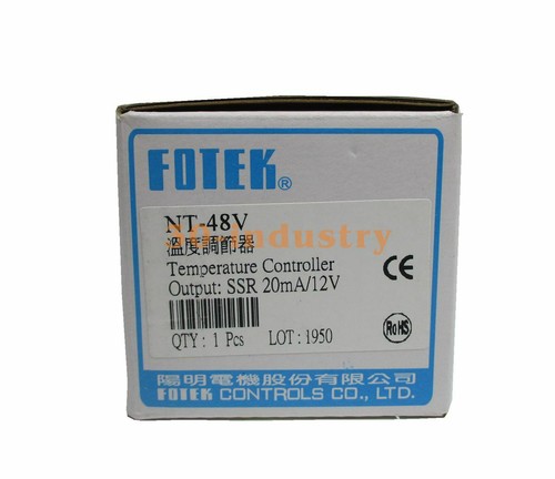 1PCS NEW For FOTEK NT-48-V Temperature Controller NT-48V 20mA/12V - Picture 4 of 4