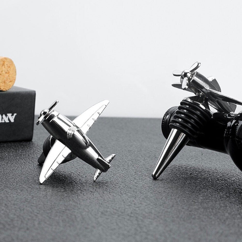 Airplane Shaped Beer Bottle Saver Wine Storage Wine Bottle Stoppers