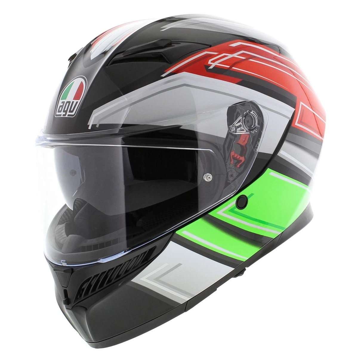 AGV K3 Wing Italy Black Motorcycle Helmet, Pinlock, ECE2206, Fast Free  Shipping | eBay