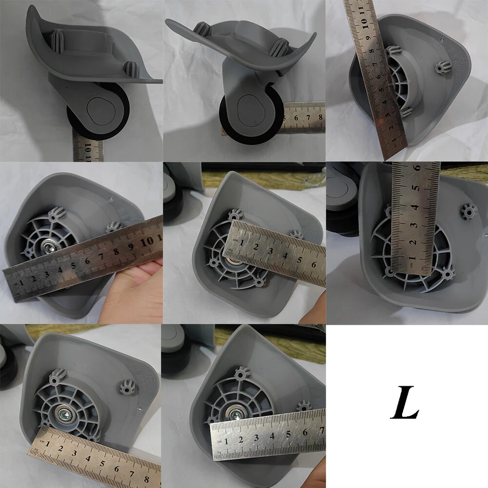 A08 Suitcases Luggage Wheels Repair Trolley Replacement Rubber Wear-resistant # - Image 3 of 4