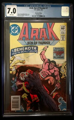 Arak, Son of Thunder #7 1982 DC Comics Comic Book Cgc 7.0
