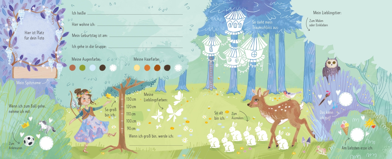 Thumbnail - Laura Rosendorfer | Freche Prinzessin - Mein Kindergartenalbum | Buch