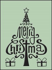 CRAFTS TOO EMBOSSING FOLDER "MERRY CHRISTMAS" CTFD3071 FOR CARDS SCRAPBOOKING