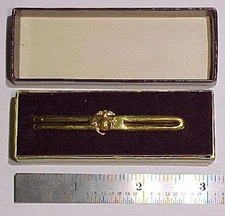 WW2 USMC 37 Pattern EGA Sterling Tie Bar - Marine Corps Tiebar