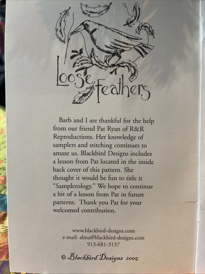 Sunflower Charms Loose feathers Pattern #15 by Blackbird Designs - Image 4 of 4