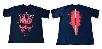 Ashtro Tees OG Star Wars Darth Maul Vintage Big Face T-shirt REPRINT New