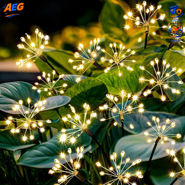 Solarleuchten 2 StüCk 160 Led Gartenbeleuchtung Wasserdicht 8 Modi FüR AußEn-image