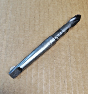 13/32'' Drill Bit BRIGHT Morse Taper Shank, 5'' Length, HSS USA,