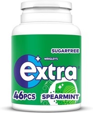 Wrigley's Extra Chewing Gum, Spearmint Flavour, 46 pieces, Sugar Free Chewing Gu
