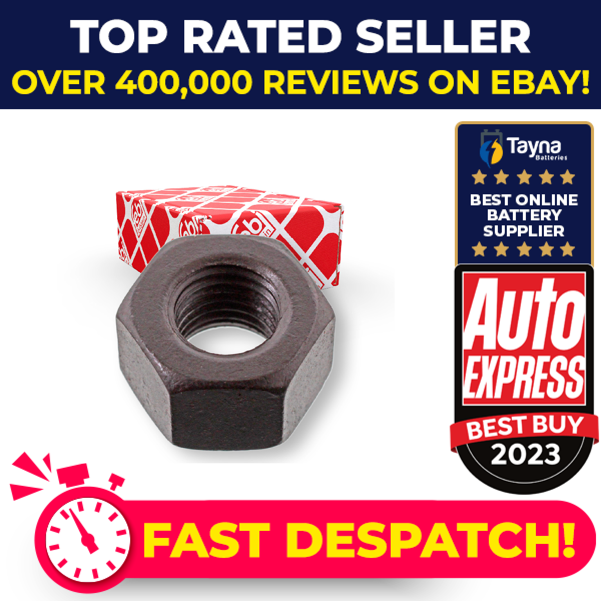 Connecting Rod Nut 07383 Febi 052105427 52105427 Genuine Top Quality Guaranteed