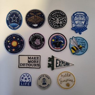 13 patches - various styles & sizes (set 6)