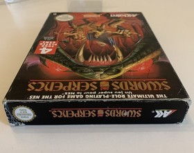 Swords and Serpents Nintendo Nes OVP CIB Excellent Condition Authentic
