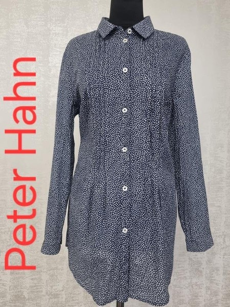 Women Peter Hahn Dress White Cotton 44 / XXL / 52