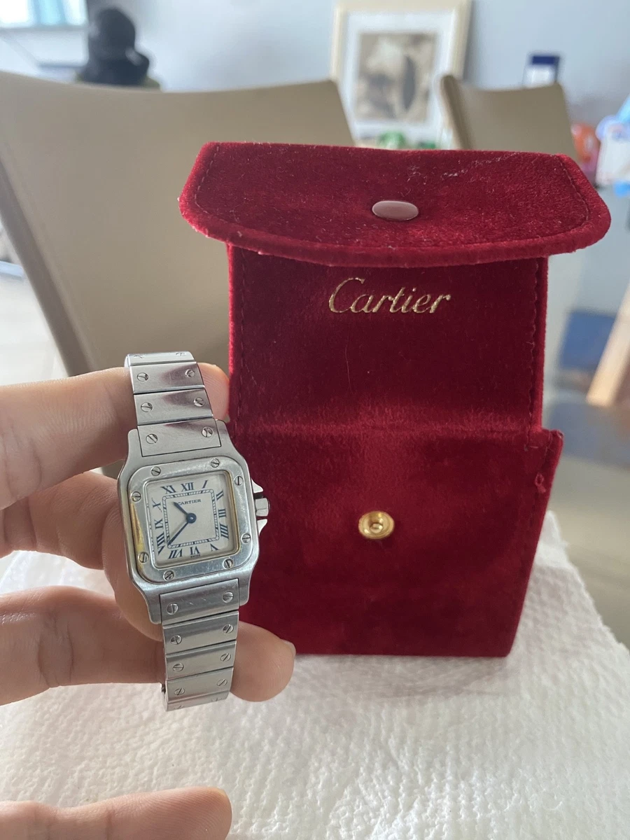 Preços baixos em Aço Inoxidável relógios de pulso feminino Cartier