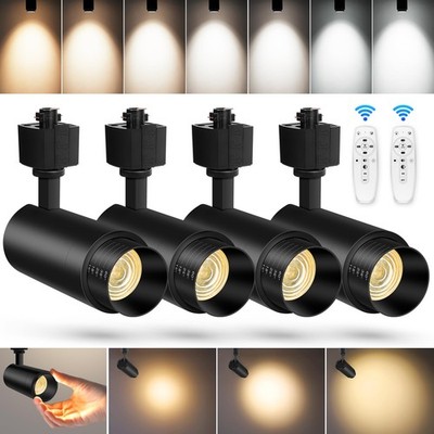 2024 Upgraded 10color Zoomable 12w Led Track Lighting Head Dimmable H Track Lig