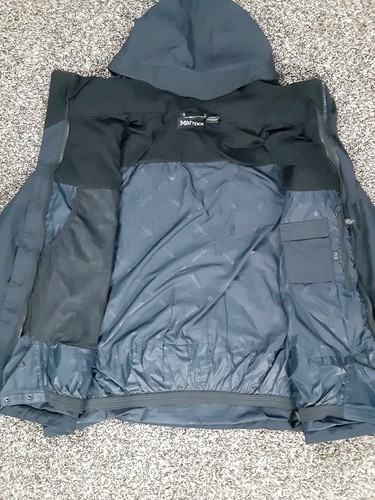 Mens Large Marmot Membrain Navy Nylon Full Zip Hooded Packable Ski/Snow Jacket - Picture 5 of 16
