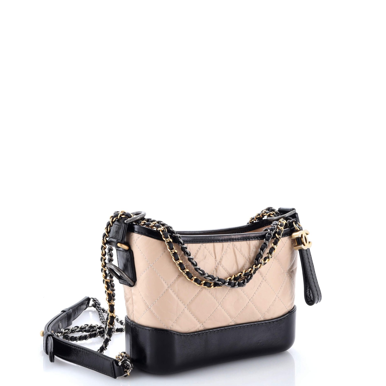 Chanel Bicolor Gabrielle Hobo Quilted Aged Calfsk… - image 3