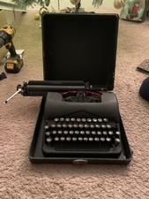 Corona Antique Typewriter with Case thumbnail
