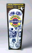 Genuine Chevrolet Parts Metal Thermometer Chevy Greg Giordano Man Cave Garage Genuine Chevrolet Parts Metal Thermometer Chevy Greg Giordano Man Cave Garage