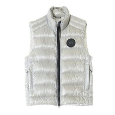 CANADA GOOSE BLACK LABEL CROFTON VEST Light Down Silver 2229MB Used 07fb7e087741