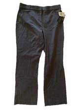 Briggs Brand Gray Long Pants Dress Pants Button Zip Women's Size 14 —NWT