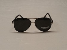 Black Frame  Lense Aviator Sunglasses Never Used Unisex Adult HD Polarized