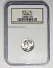1945 Mercury Dime NGC MS66 White BU Silver Coin, Older NGC Holder