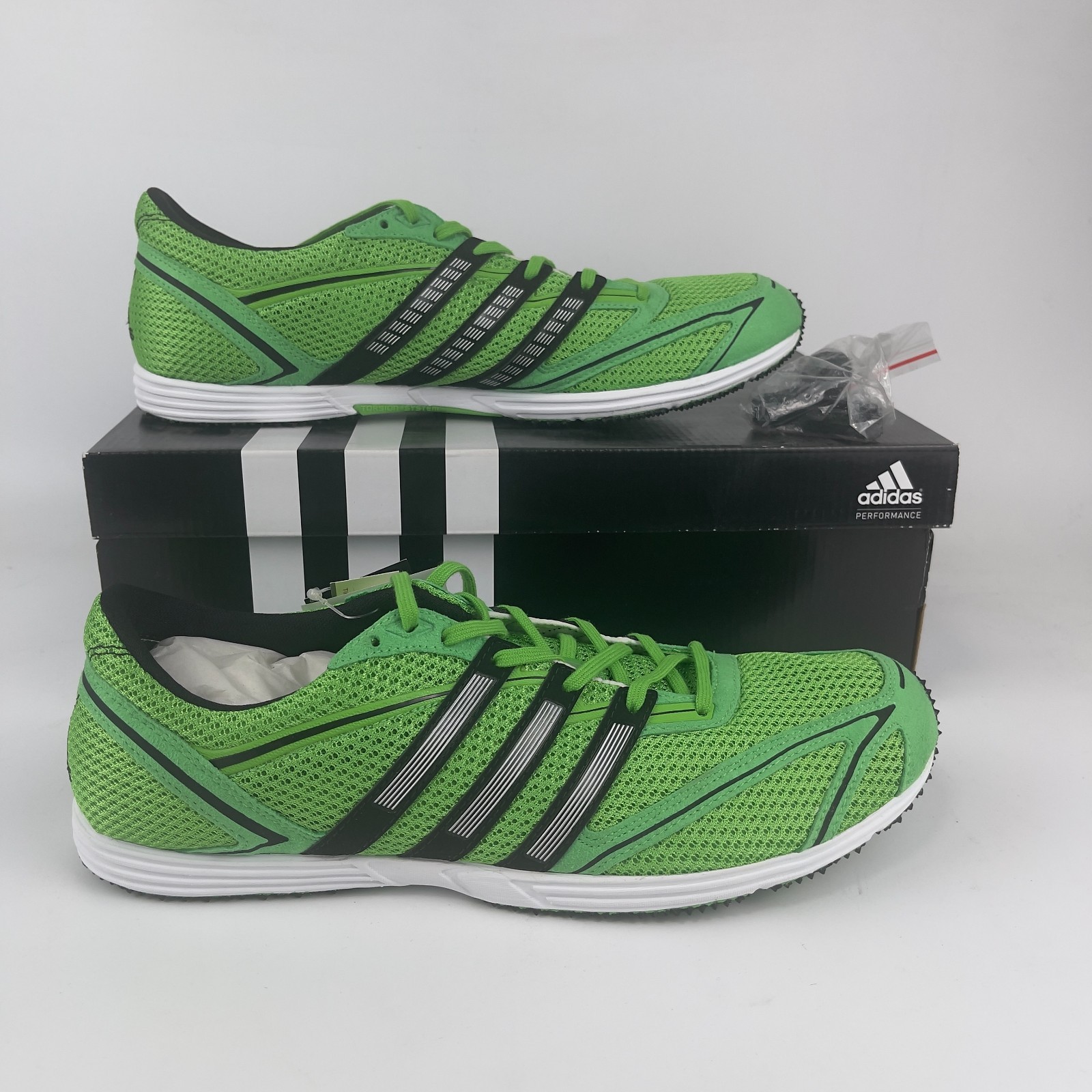 Adidas Adizero Cadence Track Field Spike Shoes Men’s US 12.5 Green Mesh G43308 Adidas Adizero Cadence Track Field Spike Shoes Men’s US 12.5 Green Mesh G43308